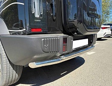 Защита заднего бампера двойная d60/42 мм для Jetour T2