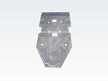 Защита картера и КПП (2 части) для Audi Q5 II (FY) Рестайлинг