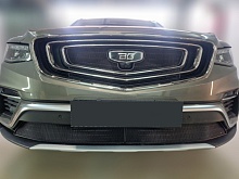 Комплект сеток black верх 3 части и низ для Geely Atlas Pro