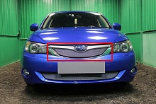 Защитная сетка радиатора верх для Subaru Impreza III