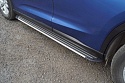 Пороги алюминиевые "Slim Line Silver" 1720 мм для GAC GS5 I