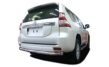 Защита заднего бампера d76 мм для Toyota Land Cruiser Prado 150 Series Рестайлинг 2