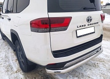 Защита заднего бампера d76 мм для Toyota Land Cruiser 300 Series